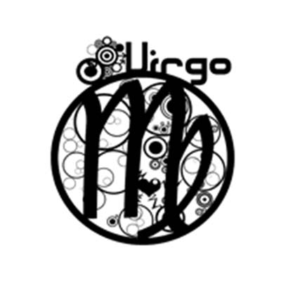 Zodiac Virgo Design Water Transfer Temporary Tattoo(fake Tattoo) Stickers NO.11764